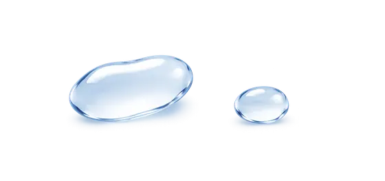 Twee glasdruppels